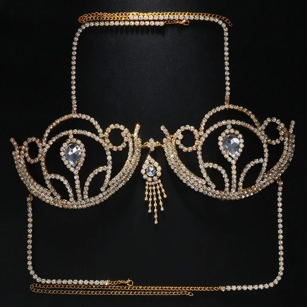 Luxury Rhinestone Bikini Bra G - đánh giá và giá Body Jewelry Retainers