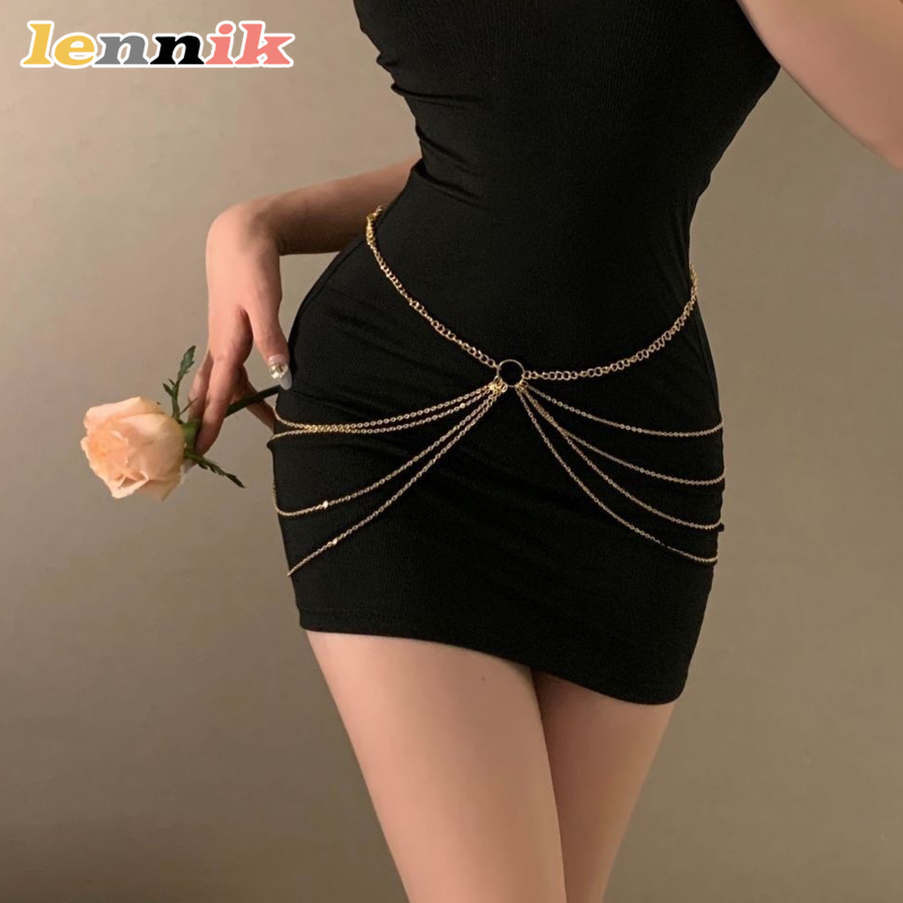 LENNIK Tassel Metal Multi-Laye - đánh giá và giá Body Jewelry For You
