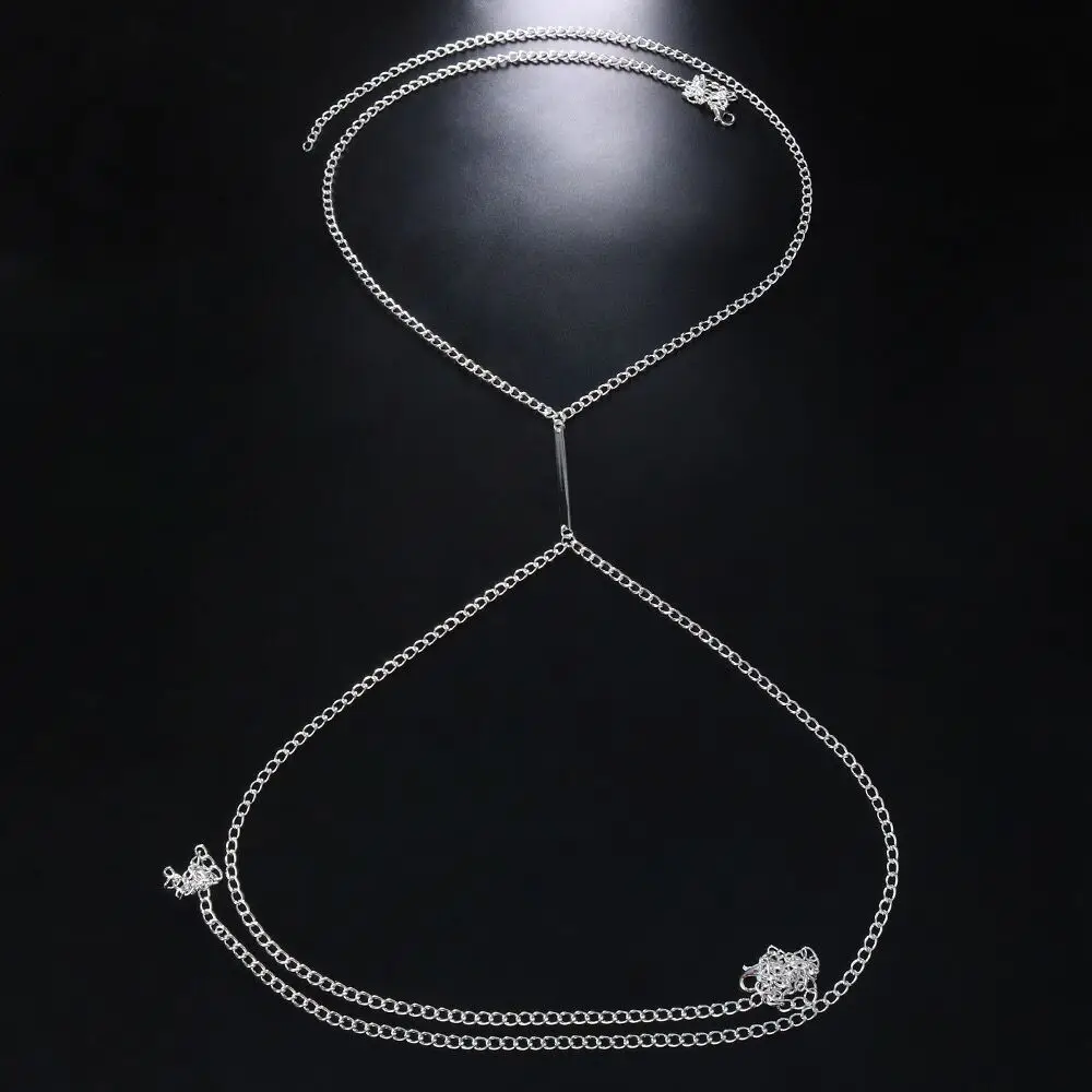 Sexy Metal Chest Chain Harness - đánh giá và giá Body Jewelry Retainers
