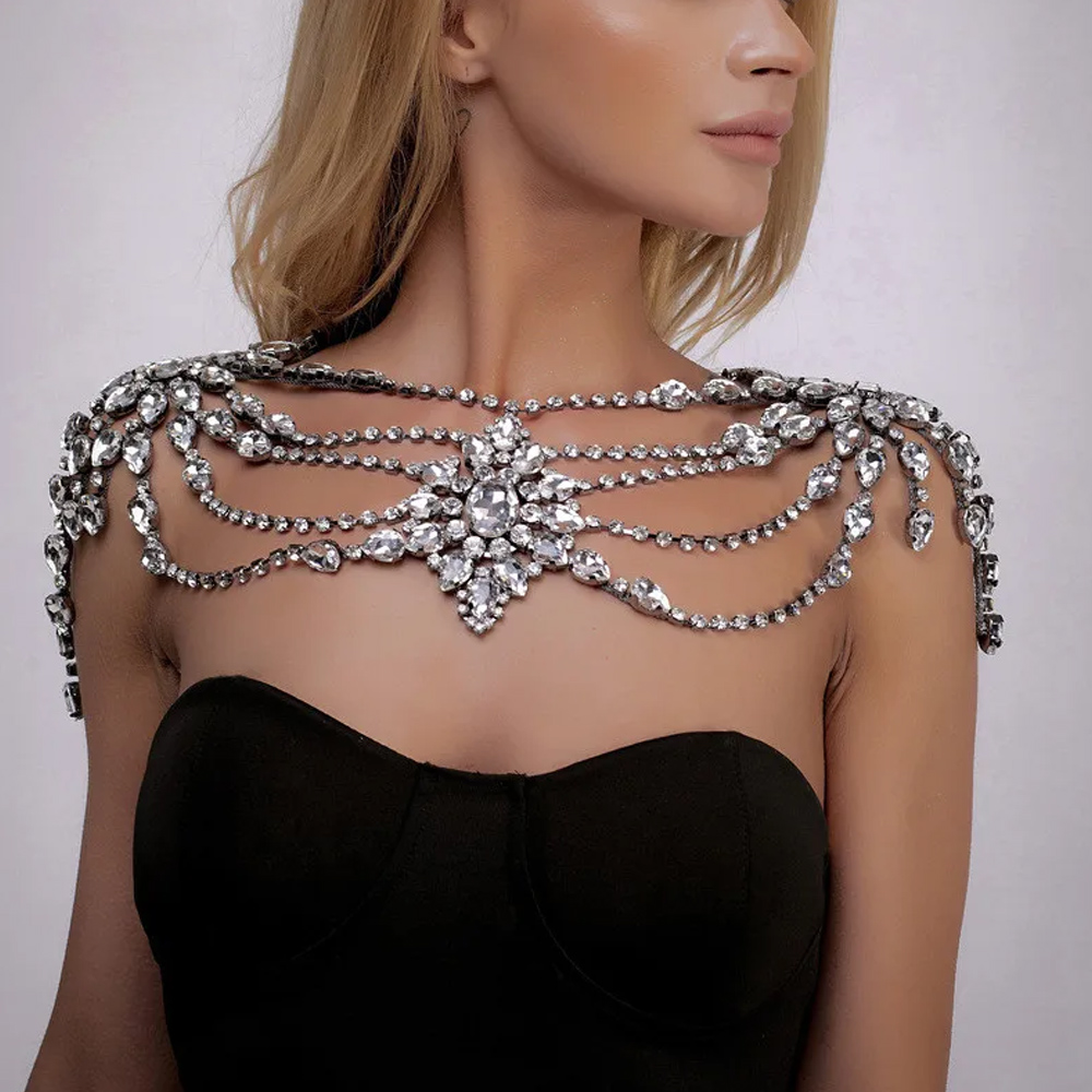 Boho Crystal Bridal Shoulder C - đánh giá và giá Body Jewelry Retainers