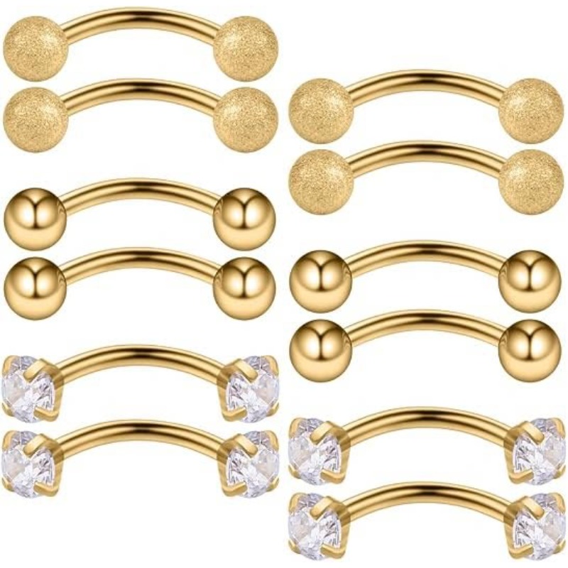 6Pairs 16G Piercing Jewelry Ro - đánh giá và giá Body Jewelry Surgical Steel