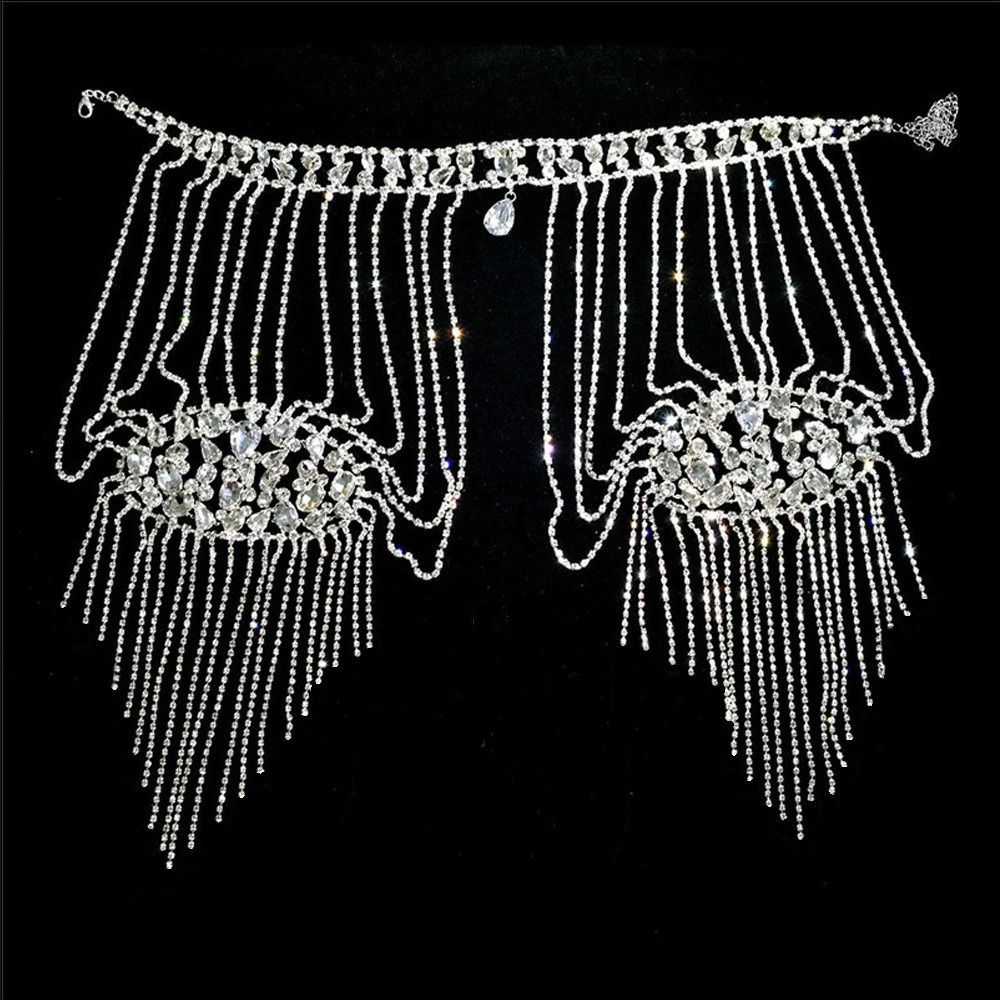 Luxurious Design Rhinestone Sh - đánh giá và giá Body Jewelry Necklace