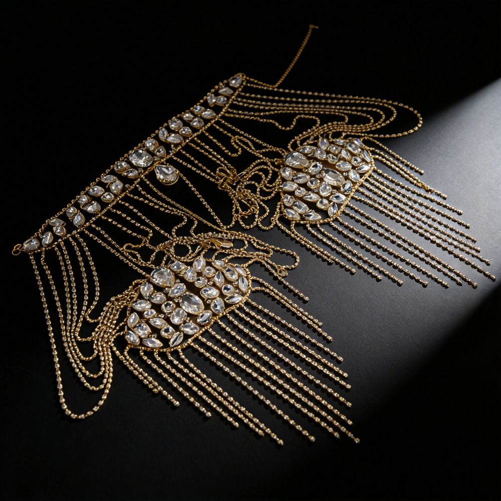 Luxurious Design Rhinestone Sh - đánh giá và giá Body Jewelry Necklace