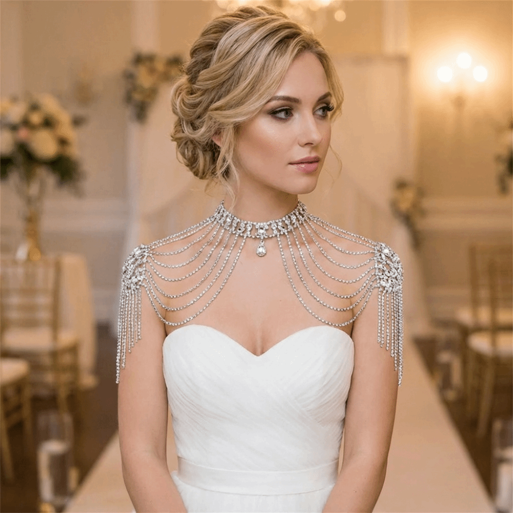 Luxurious Design Rhinestone Sh - đánh giá và giá Body Jewelry Necklace