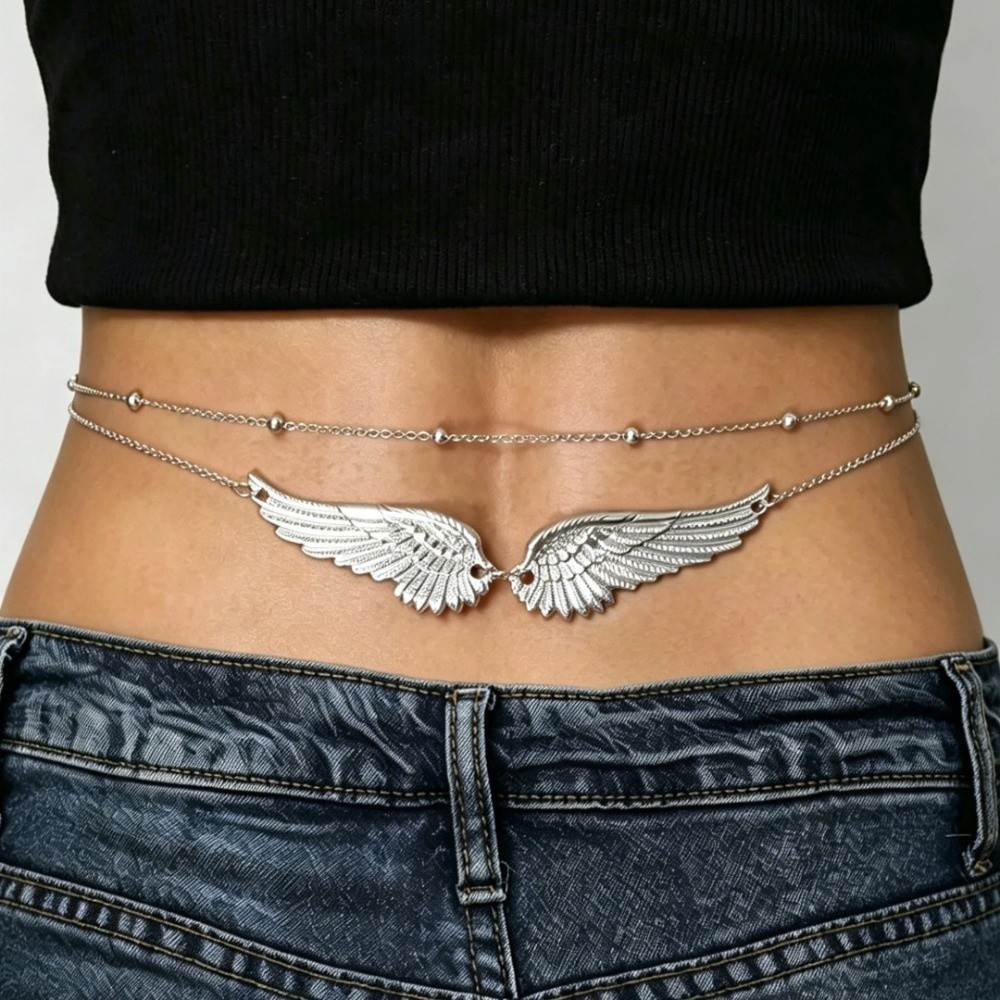 New Double Layer Angel Wings W - đánh giá và giá Body Jewelry For You