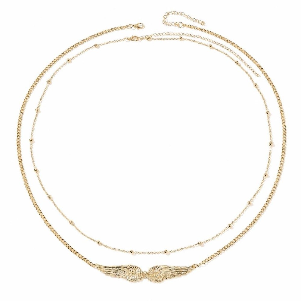 New Double Layer Angel Wings W - đánh giá và giá Body Jewelry For You