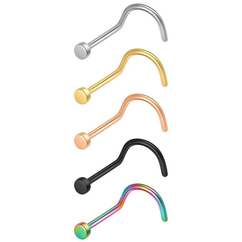 5pcs 20G 20G 316L Surgical Ste - đánh giá và giá Body Jewelry Surgical Steel