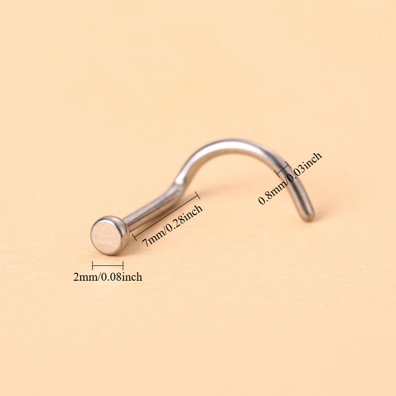 5pcs 20G 20G 316L Surgical Ste - đánh giá và giá Body Jewelry Surgical Steel