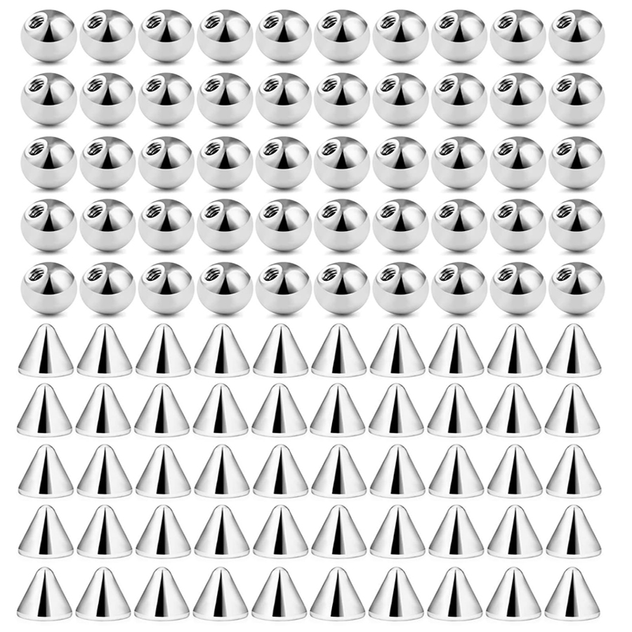 100pcs 16G 3mm 4mm Replacement - đánh giá và giá Body Jewelry Replacement Ball