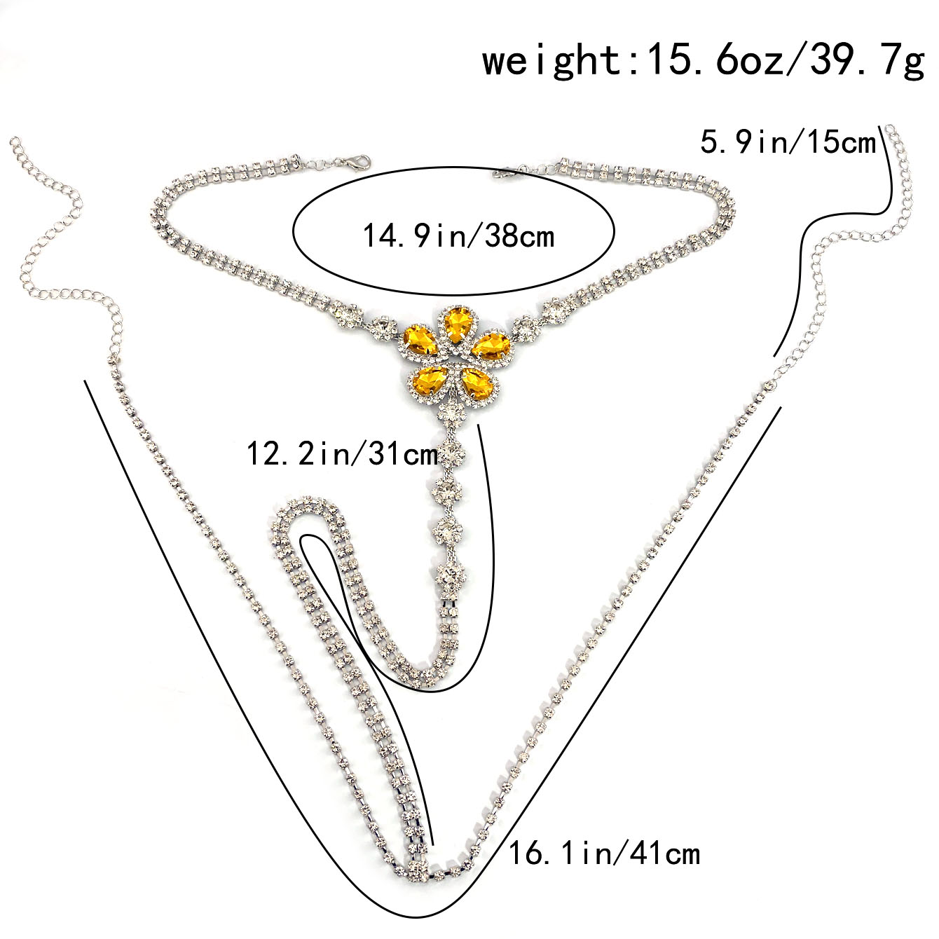 1pc Flower Shaped Sexy Rhinest - đánh giá và giá Body Jewelry For You